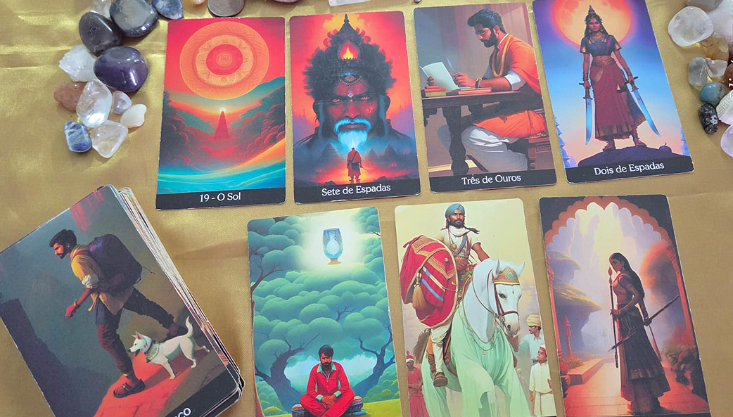 Mesa radiônica quântica com ferramentas esotéricas para terapia energética avançada